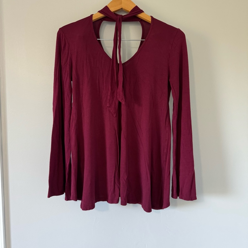 Primi Burgundy Top - Picture 2 of 5